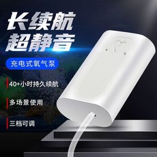 氧氣泵戶外釣魚 增氧泵釣魚專用充電兩用便攜式活魚泵漁具加氧泵精品釣具打氧幾 氧氣泵 打氣機 充氧泵 打氧氣 充氧泵, （充電續航15小時）+氣石+4cm大氣盤, 1個