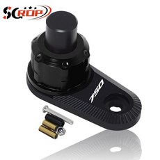 주차 브레이크 레버 스위치 보조 버튼 잠금 오토바이, 1개, 14. 750 Black