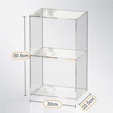 게임CD정리함 수납 보관함 LP보관함 LP 비디오 디브이디 박스 엘피 CD 게임, 이중 투명 수납장[더하기]