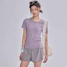 速干瑜伽服上衣女健身運動短袖T恤