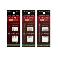 이노99 [크로바] 블랙시리즈 아플리케바늘(3종) 피싱바늘(4종) 퀼팅바늘(4종), 아플리케바늘 57-182, 1개