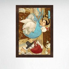 직소 500피스 인테리어 앨리스 액자세트 토끼와 우나영 조각퍼즐 사진 60707EA 1(PC), 1개
