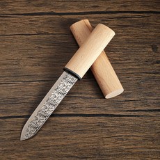 카빙 수제 아이스카빙 바텐더 골드 도구 조각 나이프 우드 절단기 면도기, 1개