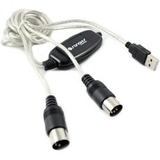 사노시 USB MIDI 음악 케이블 변환기 PC용 키보드 지원 Windows XPVista 운영체제, 사노시 USB MIDI 음악 케이블 변환기 PC용 키보