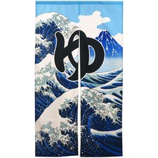 Noren Kobo 노렌코보 방염 유 노렌 후지산 백파 온천 욕실 가림막 85x150cm