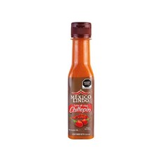 Mexico Lindo Picante Negra Xxxtra 핫 소스 | Scoville 유닛 레벨 80 000 | 무설탕 | 147.6ml(5액량 온스) 병 (1팩), 5 Fl Oz (Pack of 1), 칠테핀, 1, 150ml