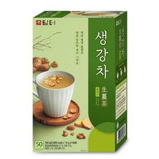 담터 생강차 플러스 50T 일회용 국산차 티백 전통차, 750g, 1개입, 50개