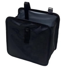 汽車置物袋 汽車垃圾桶 折疊置物箱 座椅後背懸掛式置物袋 車載垃圾桶 折疊便攜多功能收納袋 防水汽車收納袋, 黑, 1個