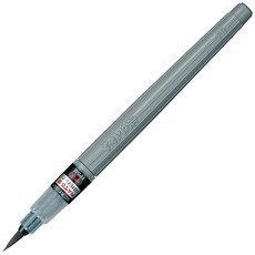 펜텔 Pentel XFP9L 브러시 펜 레드 잉크 미디엄 포인트 40 x 230 15mm(1.6 9.1 0.6인치), 안료