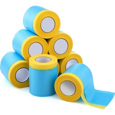 22인치 / 43인치 x 82인치 플라스틱 시트 롤 자동차 페인트 벽 트리밍 가전 가구 창문용 테이프 필름 커버 (22인치 82인치)