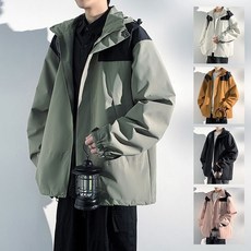 2025戶外衝鋒衣男女情侶款外套可脫卸帽防水防風夾克JK23657-潮30