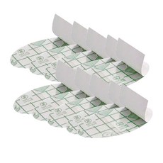 귀 방수패치 물기방지 스티커 환자 어르신 노인 샴푸 샤워 캐어 패드, 10개, 투명 중