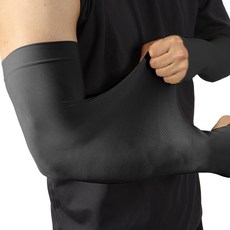 엑스펀트 심리스 무봉제 빅사이즈 팔토시 쿨토시, 손목형 블랙, 4세트