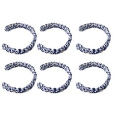 6PCS 조정 커튼 타이백 커튼 홀더 클립 세트는 심플한 터치와 호환됩니다, 평평한 흰색과 어두운 색