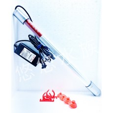 【悠悠寵物】廣角水中增豔燈 高強度聚碳酸酯外殼 防水水中燈 水族燈具, 1個, 60CM