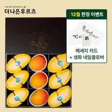 [행운사은품 증정] 백화점 식품관 직수입 태국망고 6입+애플망고 3입 선물세트 3.3kg 내외, 10/1 출고, 1개