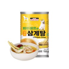 파미데이즈 파미쉐프 일품삼계탕 강아지용 155g 캔, 6개, 혼합맛