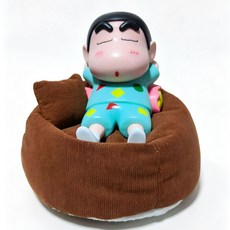 짱구 차량용 휴대폰 거치대 피규어 귀여운 선물, A, 1개, 잠옷 짱구