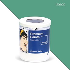 노루페인트 팬톤 외부용 실외 저광 페인트 1L, 16-5924 Winter Green, 1개