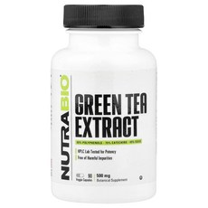 뉴트라바이오랩스 녹차 추출물 Green Tea Extract 500mg 베지캡슐 90정, 1개