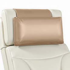 아후아와 가죽 리클라이너 베개 조절 가능한 목 및 머리 지지 의자용 퓨 미끄럼 방지 헤드레스트 소파 소파, 낙타