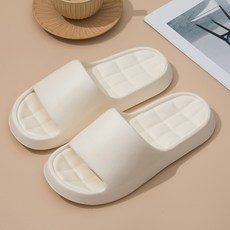 踩屎感涼拖鞋女夏 新款居家防滑浴室家用男式eva涼託2599米色38-39, 1個, 2599米色