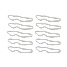 10 20개입 스포츠 논슬립 탄력 헤어밴드 얇은 축구 요가 러닝 땀밴드 여성 소녀용, 10pcs Grey