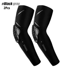 팔꿈치 보호대 배드민턴 테니스 운동 파티킬 청소년 2개 세트 압박 팔 보호 슬리브 농구 가드 패드 스포츠 야구 축구 배구용 흰색 YS, Black