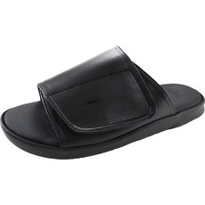 [풋 폼] 남성 샌들 깁스 샌들 1233 폭 넓은 느긋한 재활 BLACK x_l