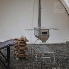 조은 화목난로 스토브+연통+가방 캠핑화로