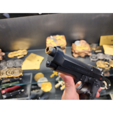 금빛시대 KSC M9A1 베레타 SYSTEM7 전용 골드칼라파트 접착식 풀메탈 가스건 비비탄총 피그건, 1개