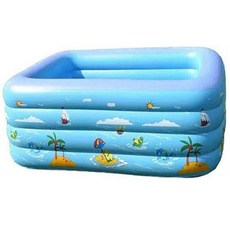 실내 수영장 유아용 풀장 목욕 욕조 물놀이, 1개, 150cm 4링 버블 고양이 낚시