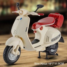 1 12 삼륜차 946 레트로 오토바이 모델 장난감 자동차, 946 White