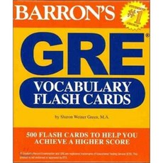 Barron's GRE Vocabulary Flash Cards, Barron's Educational Series