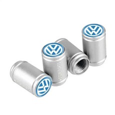 제타 골프 매트 자동차 휠 타이어 밸브 캡 라인 티구안 보라 비틀 시로코, 5. A-Silver, 1개