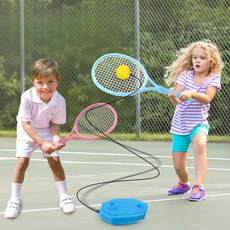 兒童網球訓練套裝，附帶繩網球和底座，輕巧安全，培養運動興趣, 1, 1套