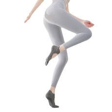 HANQI 夏季薄款防滑五指瑜伽襪 露背網眼透氣 普拉提運動分趾襪