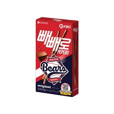 KBO X 초코 빼빼로 두산 베어스, 54g, 15개