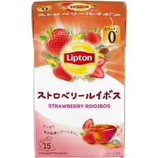 립톤 스트로베리 루이보스 티백 15TB x 6봉 세트, 15개