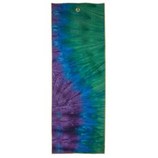 Manduka 限量款環保瑜珈舖巾 Yogitoes 隔絕公用墊 專利止滑顆粒 吸汗衛生 可機洗 長173cm寬61cm, Peacock, 1個