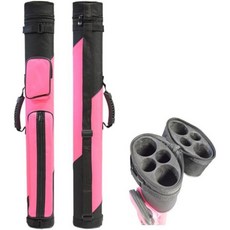 당구 가방 당구백 큐가방 보관 HANS DELTA 2x2 하드 풀 큐 당구대 휴대용 케이스 여러 색상 가능 스포츠 핑크, 당구 가방 당구백 큐가방 보관 HANS DELTA 2x