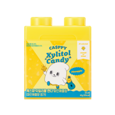 캐스피 자일리톨 캔디 파인애플향, 40g, 1개