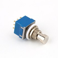 3PDT 9핀 박스 스톰프 기타 이펙트 페달 풋 스위치 트루 바이패스 메탈 10개 팩