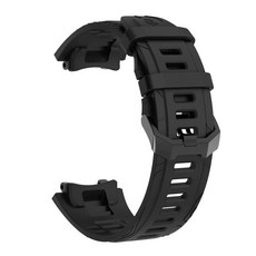 适用跃我华米AmazfitT-Rex3代官方同款硅胶带霸王龙Rex3运动腕带, 1個, 黑色