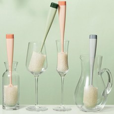 텀블러세척솔 물병세척솔 병세척솔 컵세척솔 세척브러쉬, 민트그린, 1개