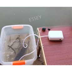 휴대용 싱글 수포기 낚시 기포기 충전식 산소, 30개, 충전 연속 사용 30시간 모노 가스 돌, 충전 연속 사용 30시간 모노 가스 돌