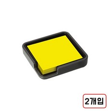 3M)포스트잇 엣지홀더(EH654) 2개입, 블랙/M327636