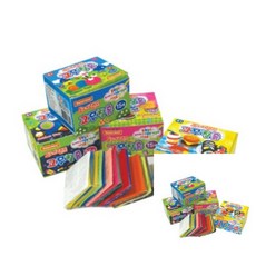 탤런트 고무찰흙 15색 갑 20개입 칼라찰흙 만들기