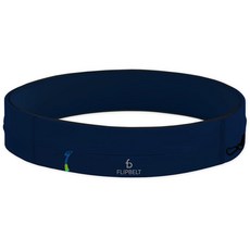 FlipBelt 러닝 & 피트니스 운동 벨트 블랙 라지, 미디엄, 미드나잇 블루