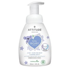 에티튜드 베이비 리프 사이언스 2-In-1 헤어 앤 바디 포밍 워시 비건 올인원클렌저 295ml, 1개